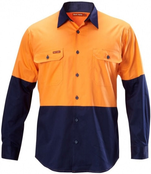 YAKKA Y07558 KOOLGEAR HIVIS LIGHT VENTED SHIRT LS