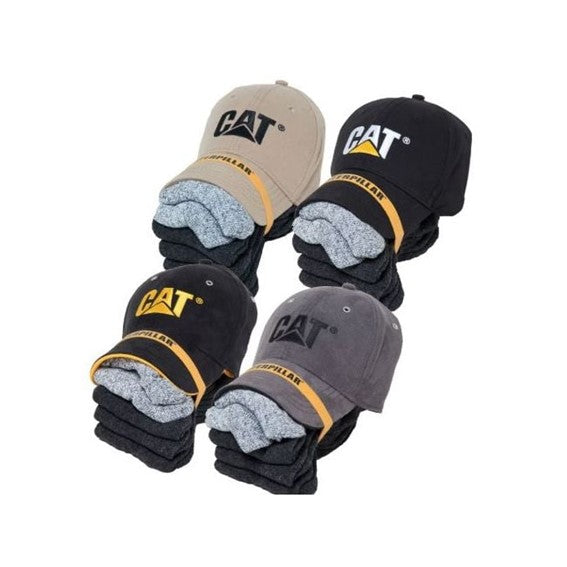 CAT Logo Cap/5 Sock Bundle - 1490046