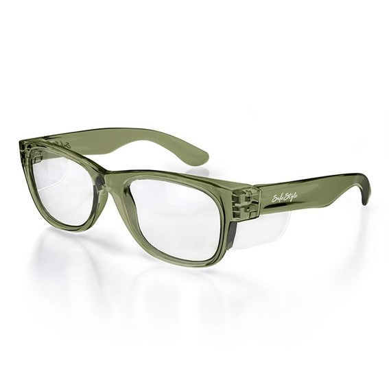 SafeStyle Classics Green Frame /Clear UV400 - CGRC100